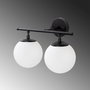 Opviq Lámpara de pared Roe - 10745 Negro y crema